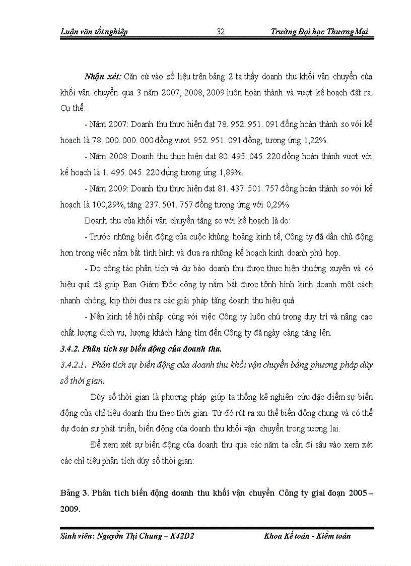 image for page Phân tích và dự báo thống kê doanh thu khối vận chuyển Công ty Liên Doanh Quốc Tế ABC