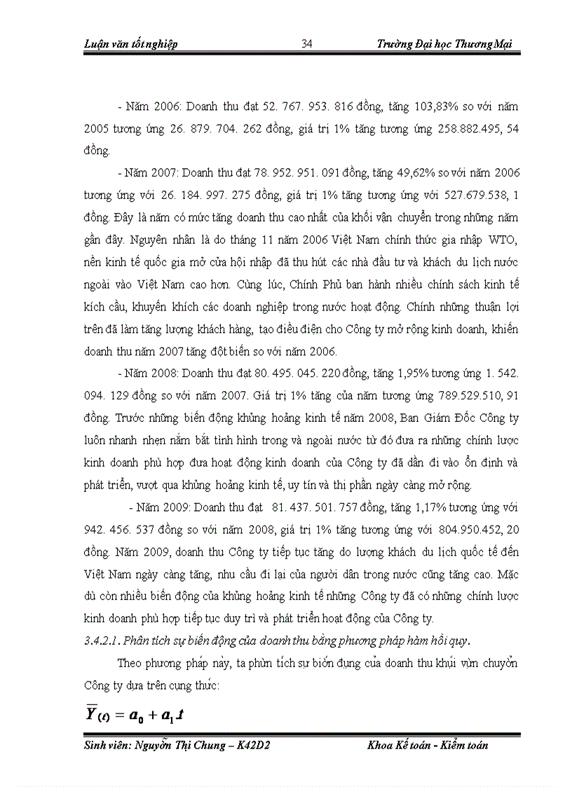 image for page Phân tích và dự báo thống kê doanh thu khối vận chuyển Công ty Liên Doanh Quốc Tế ABC