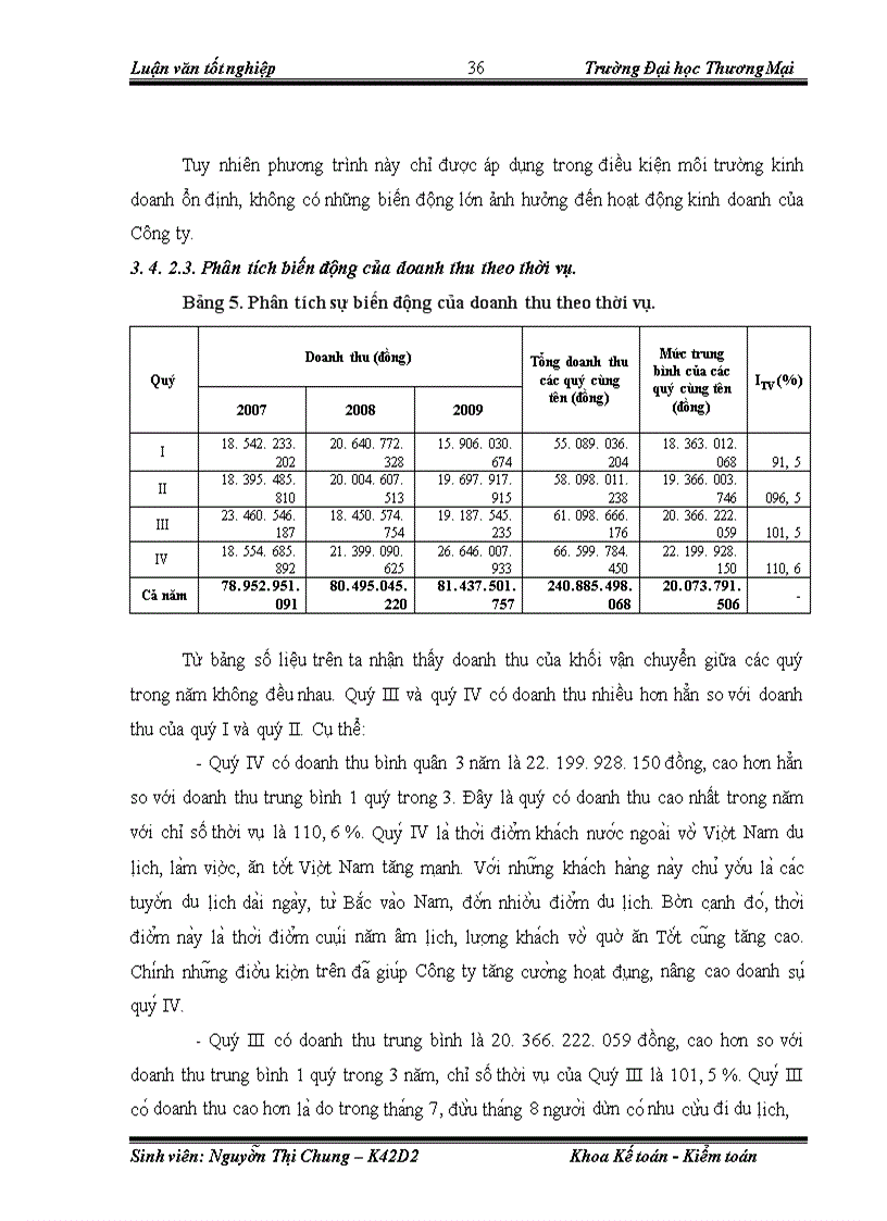 image for page Phân tích và dự báo thống kê doanh thu khối vận chuyển Công ty Liên Doanh Quốc Tế ABC