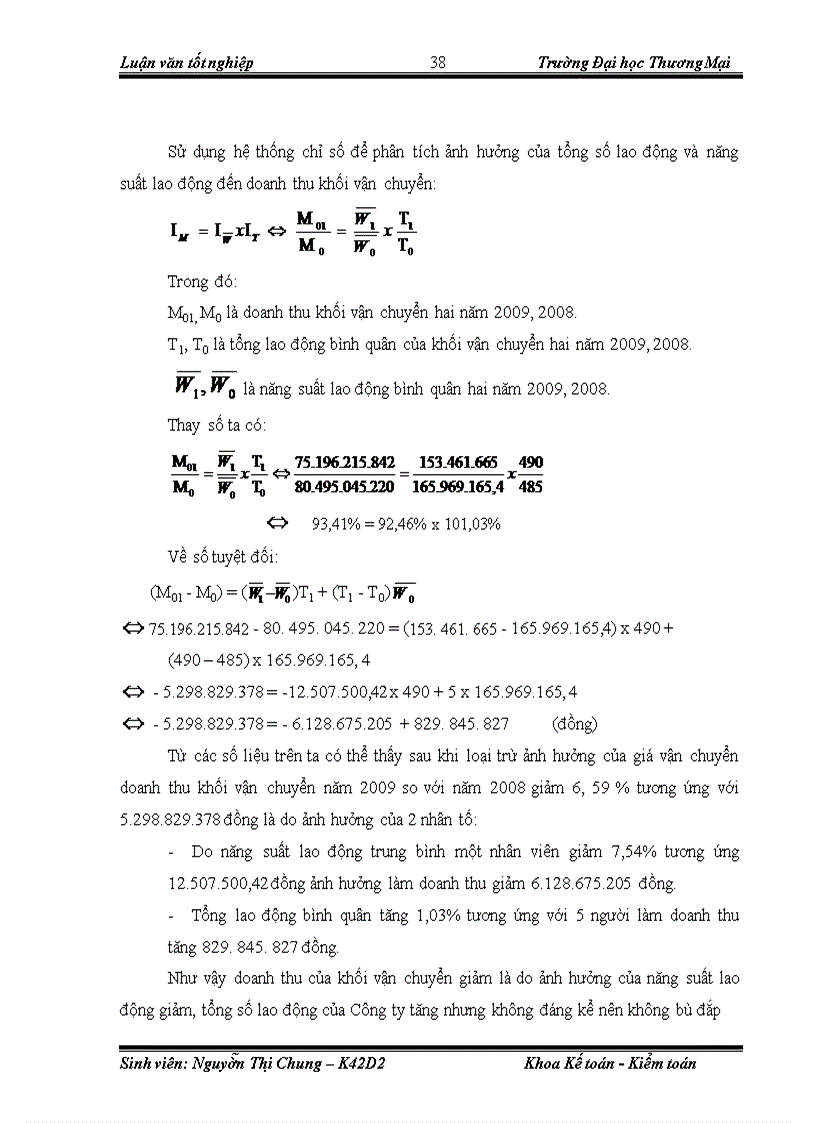 image for page Phân tích và dự báo thống kê doanh thu khối vận chuyển Công ty Liên Doanh Quốc Tế ABC