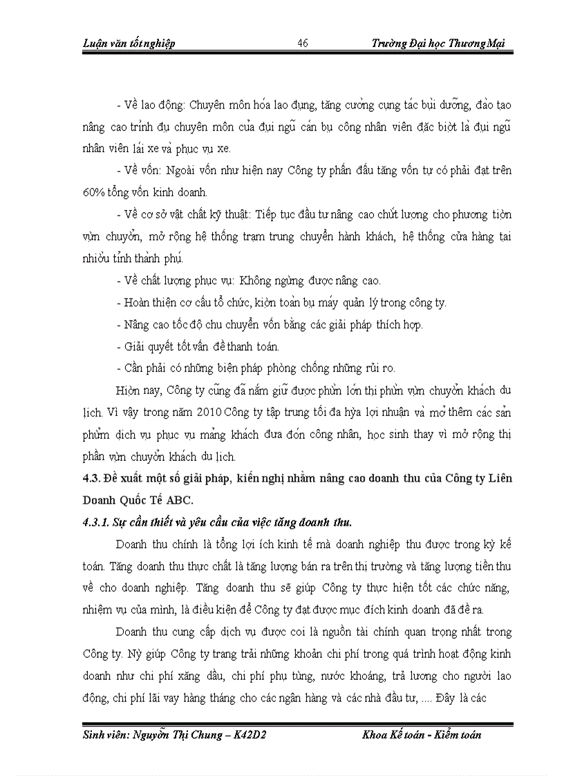 image for page Phân tích và dự báo thống kê doanh thu khối vận chuyển Công ty Liên Doanh Quốc Tế ABC