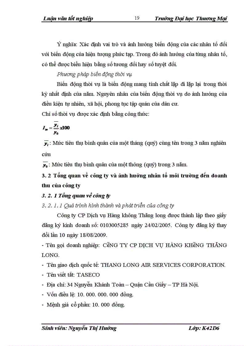 image for page Phân tích và dự báo thống kê doanh thu tại công ty Cổ phần Dịch vụ Hàng không Thăng Long