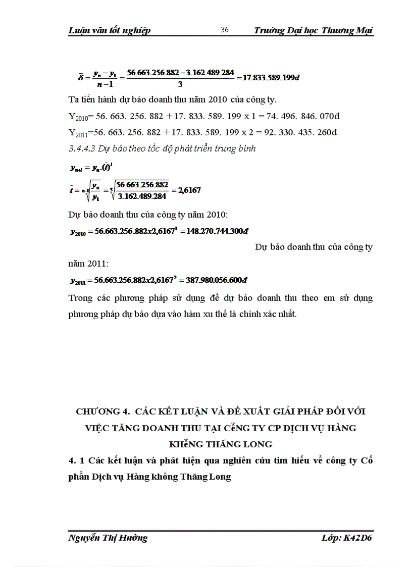 image for page Phân tích và dự báo thống kê doanh thu tại công ty Cổ phần Dịch vụ Hàng không Thăng Long