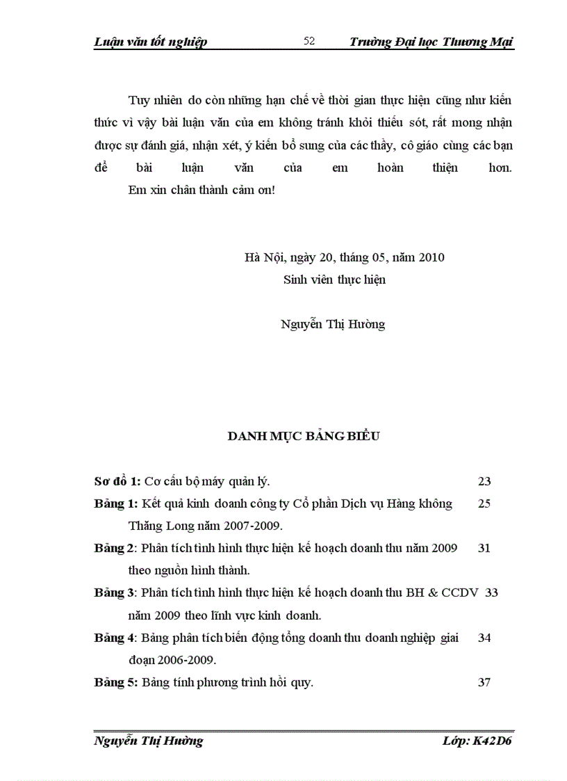 image for page Phân tích và dự báo thống kê doanh thu tại công ty Cổ phần Dịch vụ Hàng không Thăng Long