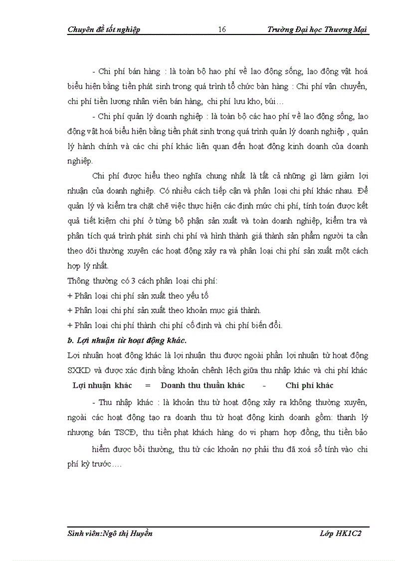 image for page Lợi nhuận và nâng cao lợi nhuận trong công ty cổ phần XD & TM Thành Phát