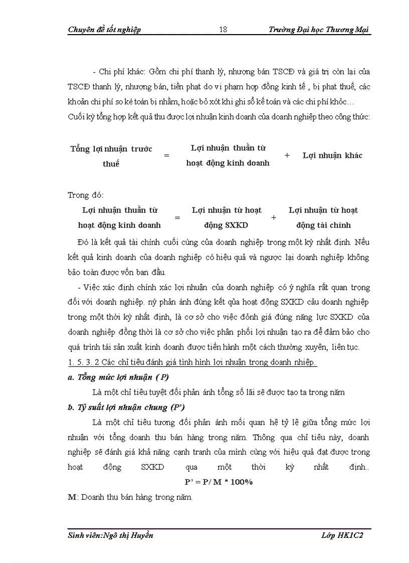 image for page Lợi nhuận và nâng cao lợi nhuận trong công ty cổ phần XD & TM Thành Phát