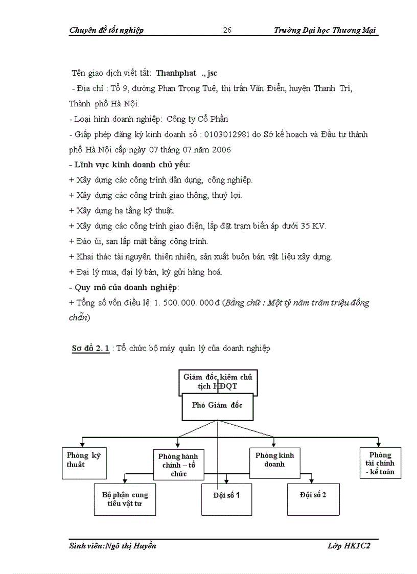 image for page Lợi nhuận và nâng cao lợi nhuận trong công ty cổ phần XD & TM Thành Phát