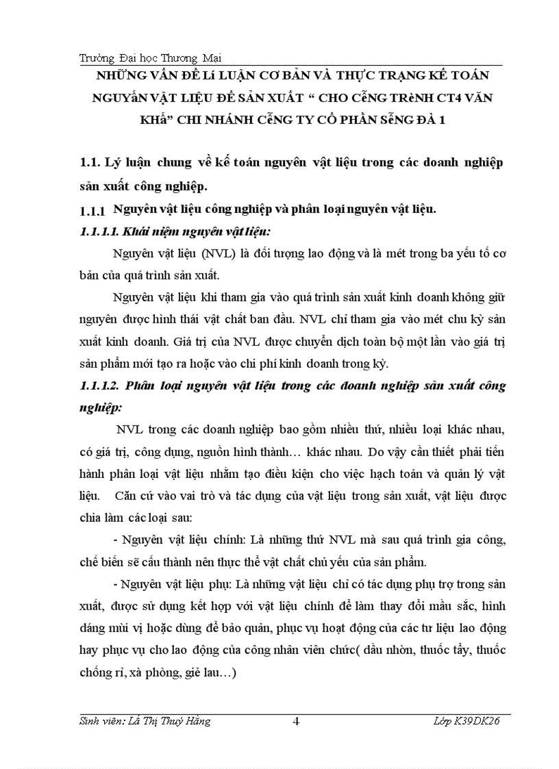 image for page Hoàn thiện công tác kế toán nguyên vật liệu tại Chi nhánh Công ty Cổ Phần Sông Đà 1