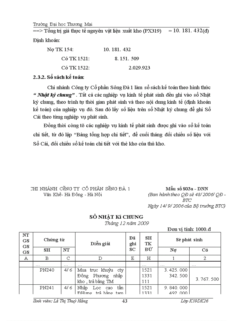 image for page Hoàn thiện công tác kế toán nguyên vật liệu tại Chi nhánh Công ty Cổ Phần Sông Đà 1