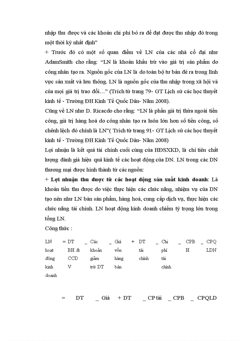 image for page Hoàn thiện nội dung và phương pháp phân tích lợi nhuận tại công ty TNHH Thương mại & Xây dựng Quốc Thắng