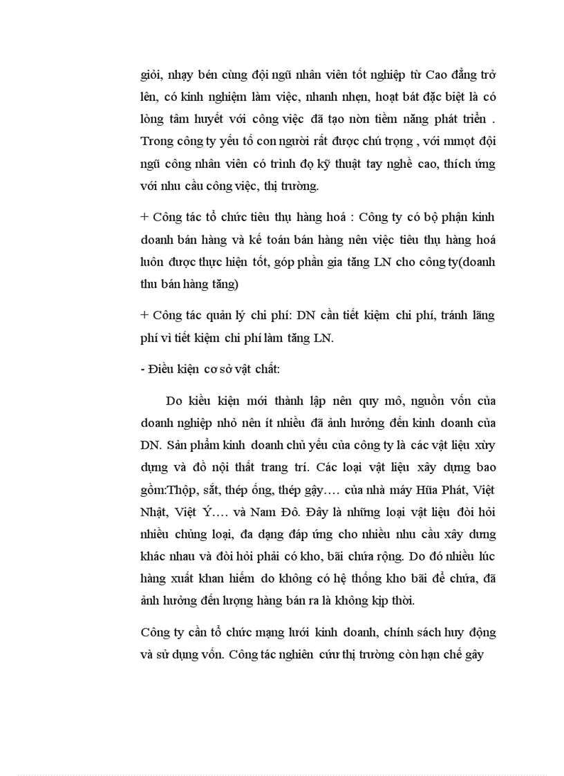 image for page Hoàn thiện nội dung và phương pháp phân tích lợi nhuận tại công ty TNHH Thương mại & Xây dựng Quốc Thắng