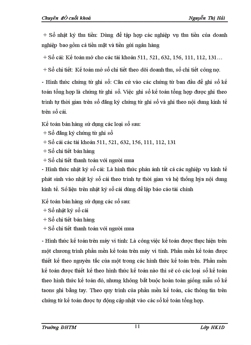 image for page Kế toán bán hàng bánh ngọt của công ty cổ phần đầu tư xây dựng và thương mại Hưng Hải