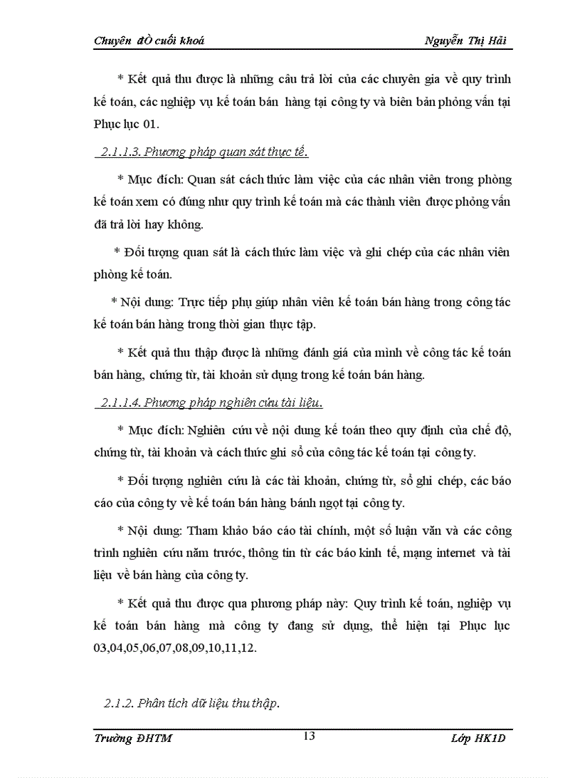 image for page Kế toán bán hàng bánh ngọt của công ty cổ phần đầu tư xây dựng và thương mại Hưng Hải