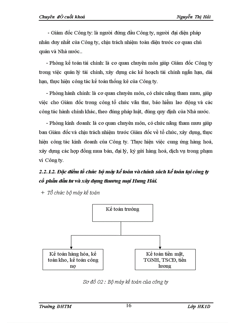 image for page Kế toán bán hàng bánh ngọt của công ty cổ phần đầu tư xây dựng và thương mại Hưng Hải