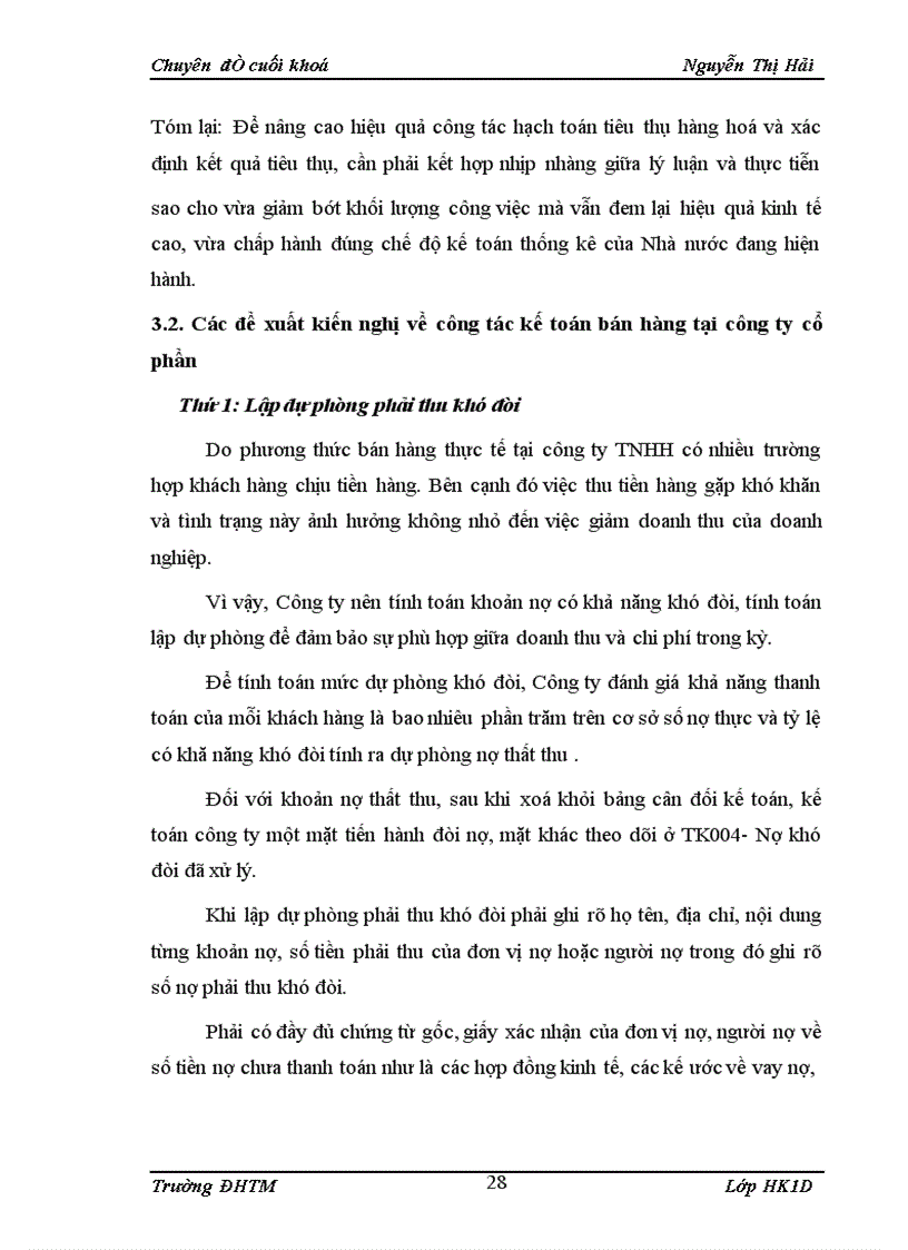 image for page Kế toán bán hàng bánh ngọt của công ty cổ phần đầu tư xây dựng và thương mại Hưng Hải