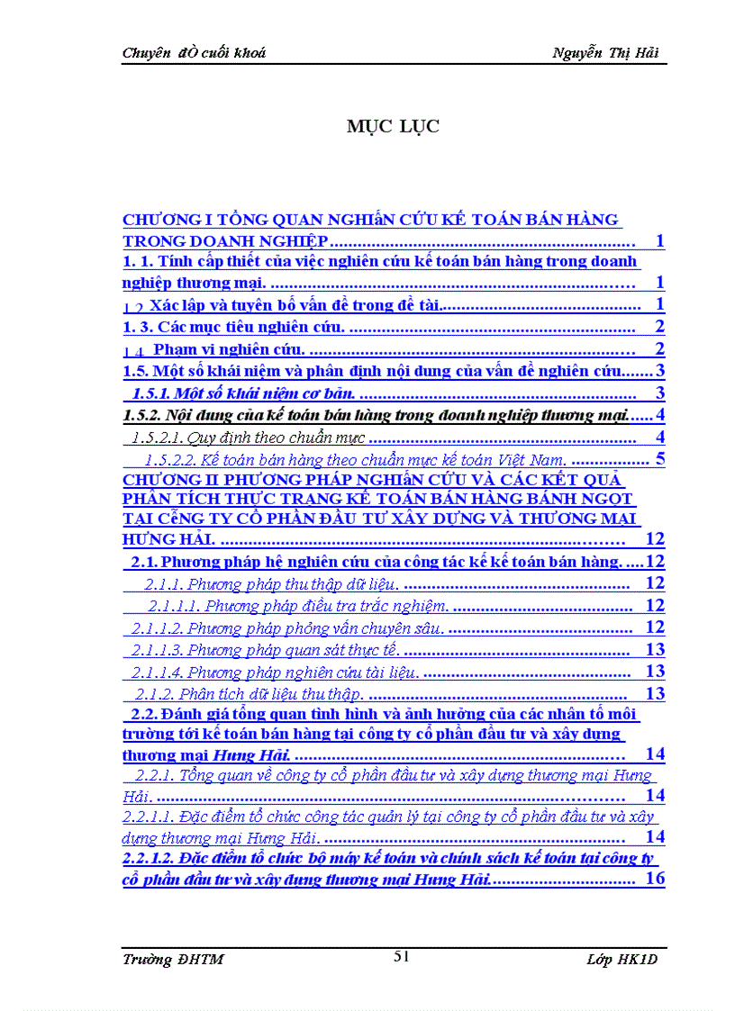 image for page Kế toán bán hàng bánh ngọt của công ty cổ phần đầu tư xây dựng và thương mại Hưng Hải