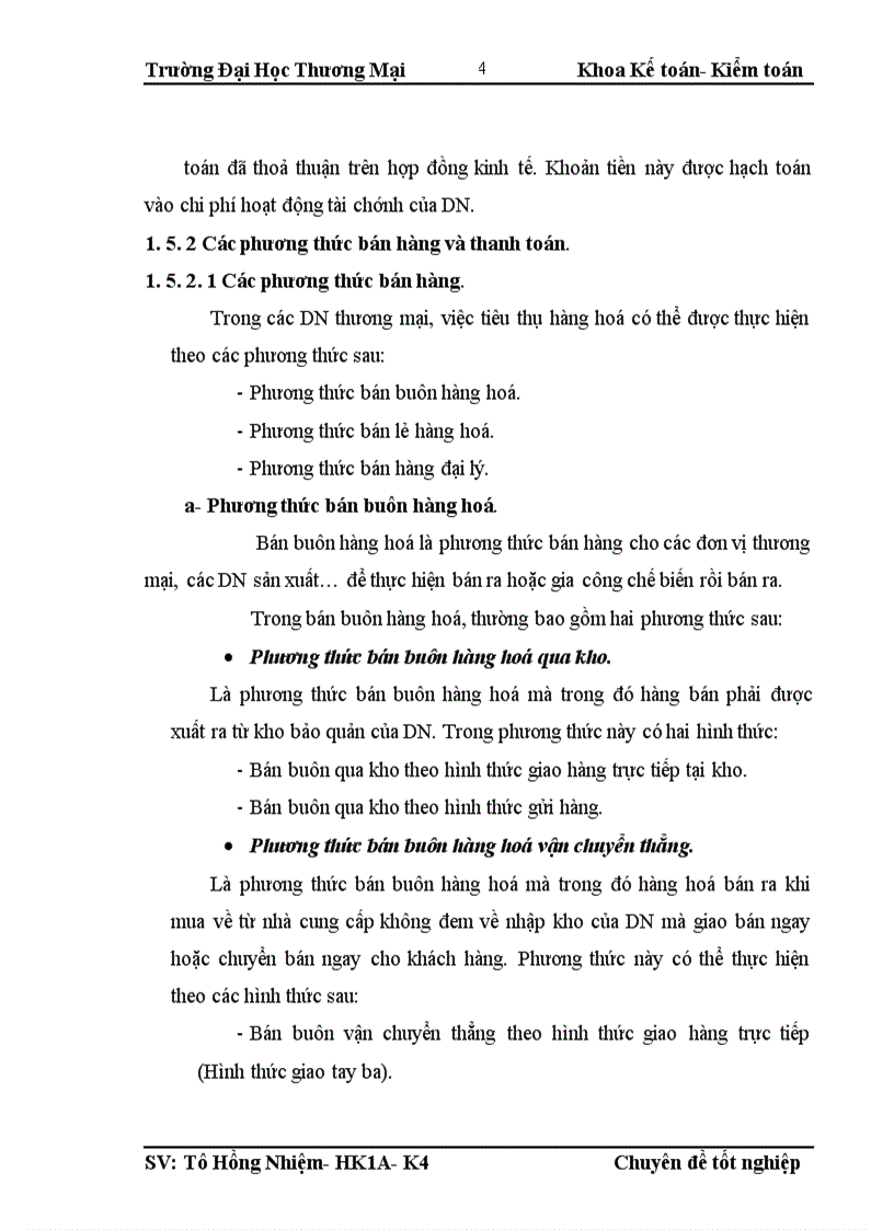 image for page Kế toán bán hàng linh kiện máy tính tại Công ty TNHH thương mại dịch vụ công nghệ thông tin- TSI