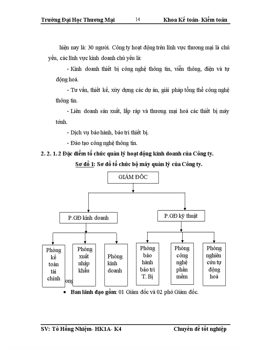 image for page Kế toán bán hàng linh kiện máy tính tại Công ty TNHH thương mại dịch vụ công nghệ thông tin- TSI