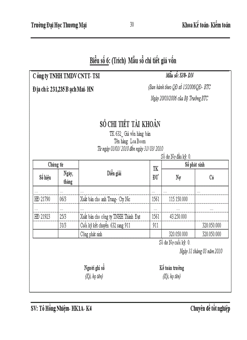 image for page Kế toán bán hàng linh kiện máy tính tại Công ty TNHH thương mại dịch vụ công nghệ thông tin- TSI