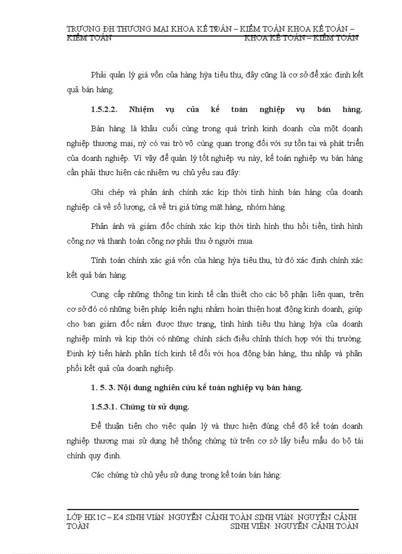 image for page Kế toán bán nhóm hàng văn phòng phẩm tại Công ty TNHH Thương mại Tổng hợp và dịch vụ Huy Hùng