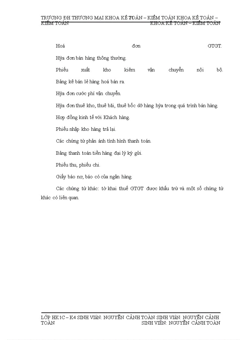 image for page Kế toán bán nhóm hàng văn phòng phẩm tại Công ty TNHH Thương mại Tổng hợp và dịch vụ Huy Hùng