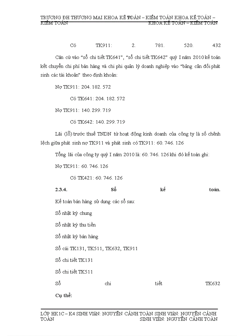 image for page Kế toán bán nhóm hàng văn phòng phẩm tại Công ty TNHH Thương mại Tổng hợp và dịch vụ Huy Hùng