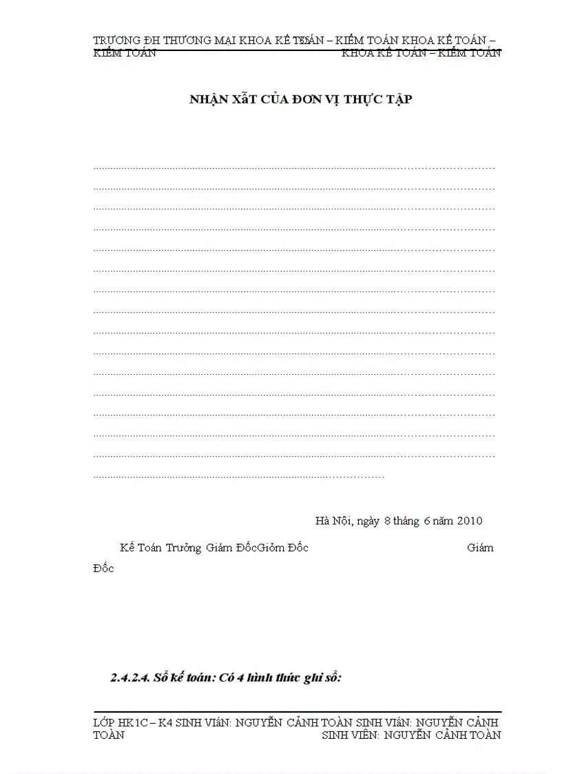 image for page Kế toán bán nhóm hàng văn phòng phẩm tại Công ty TNHH Thương mại Tổng hợp và dịch vụ Huy Hùng