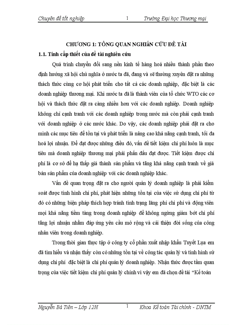 image for page Kế toán chi phí quản lý doanh nghiệp tại công ty cổ phần xuất nhập khẩu Tuyết Lụa
