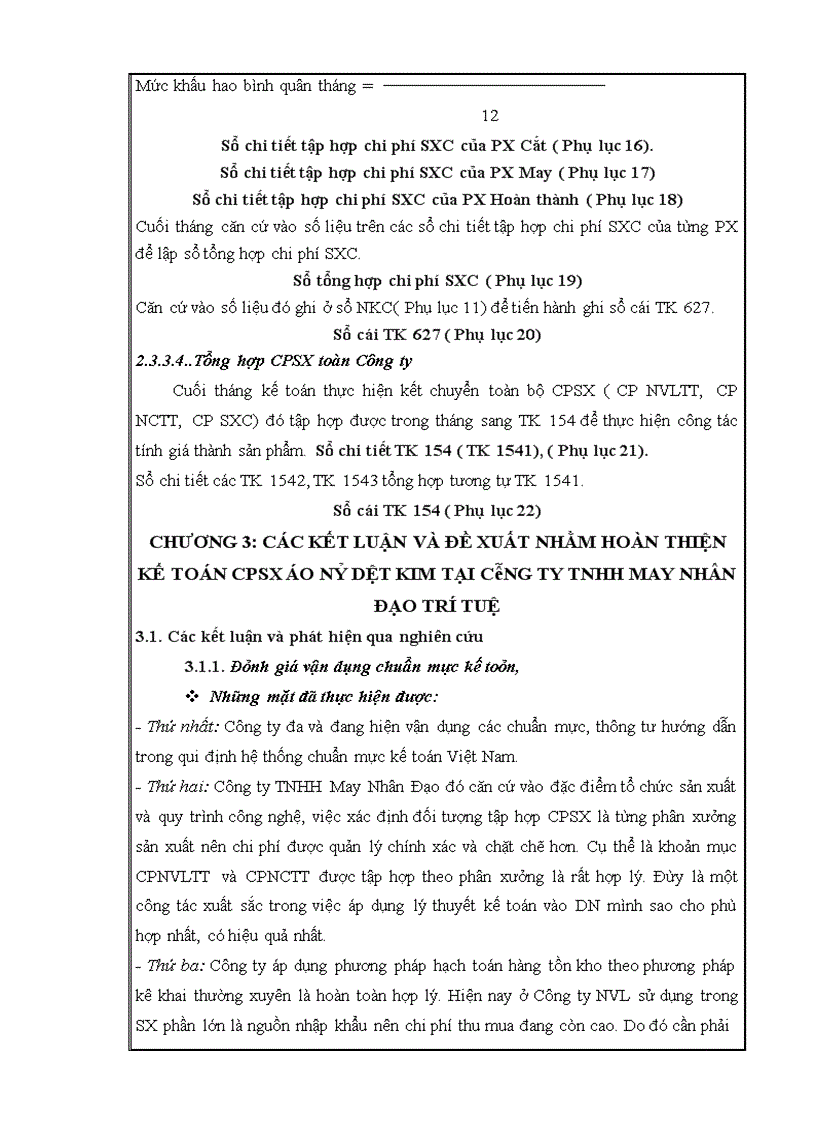 image for page Kế toán chi phí sản xuất Áo Nỷ Dệt Kim tại Công ty TNHH May Nhân Đạo Trí Tuệ – Thực trạng và giải pháp