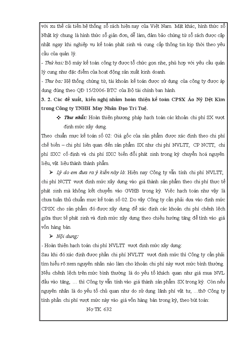 image for page Kế toán chi phí sản xuất Áo Nỷ Dệt Kim tại Công ty TNHH May Nhân Đạo Trí Tuệ – Thực trạng và giải pháp