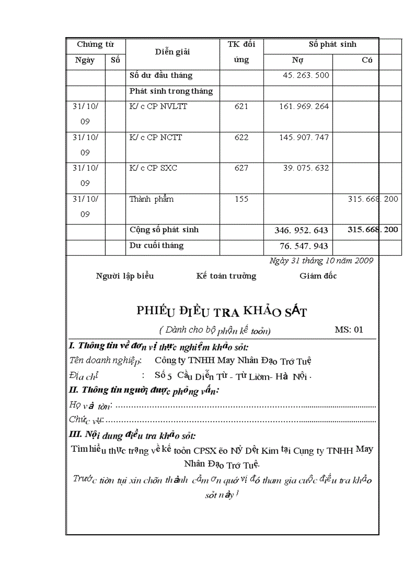 image for page Kế toán chi phí sản xuất Áo Nỷ Dệt Kim tại Công ty TNHH May Nhân Đạo Trí Tuệ – Thực trạng và giải pháp