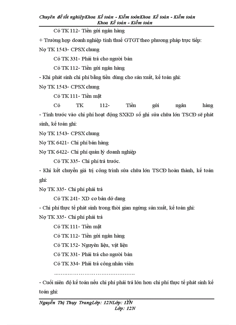 image for page Kế toán chi phí sản xuất sản phẩm bộ quần áo thể thao tại Công ty cổ phần May BTM