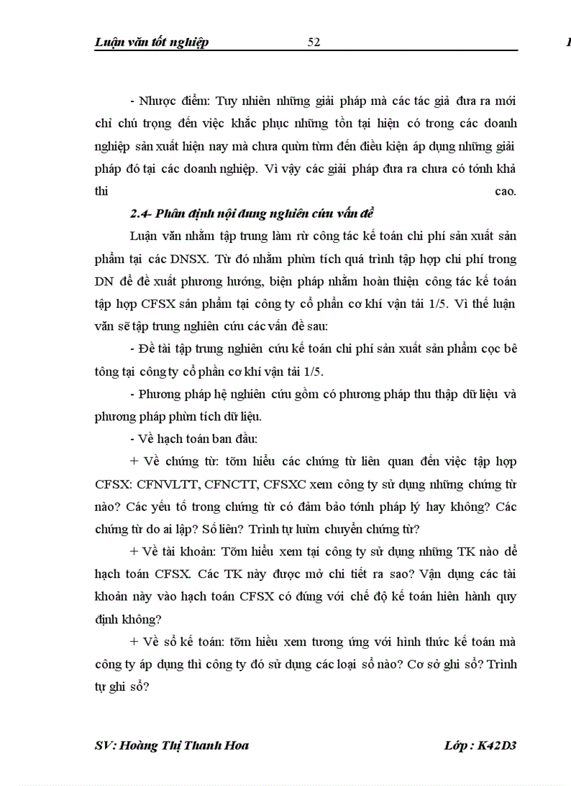 image for page Kế toán chi phí sản xuất sản phẩm cọc bê tông tại công ty cổ phần cơ khí vận tải 1/5
