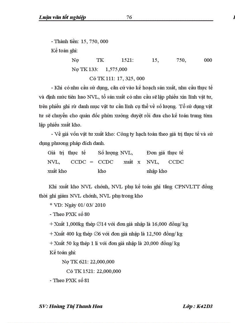 image for page Kế toán chi phí sản xuất sản phẩm cọc bê tông tại công ty cổ phần cơ khí vận tải 1/5
