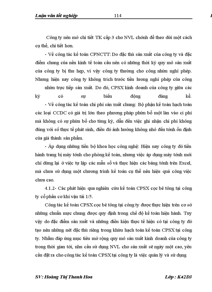 image for page Kế toán chi phí sản xuất sản phẩm cọc bê tông tại công ty cổ phần cơ khí vận tải 1/5