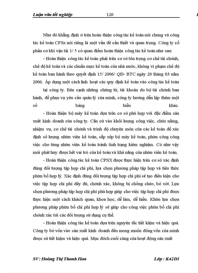 image for page Kế toán chi phí sản xuất sản phẩm cọc bê tông tại công ty cổ phần cơ khí vận tải 1/5