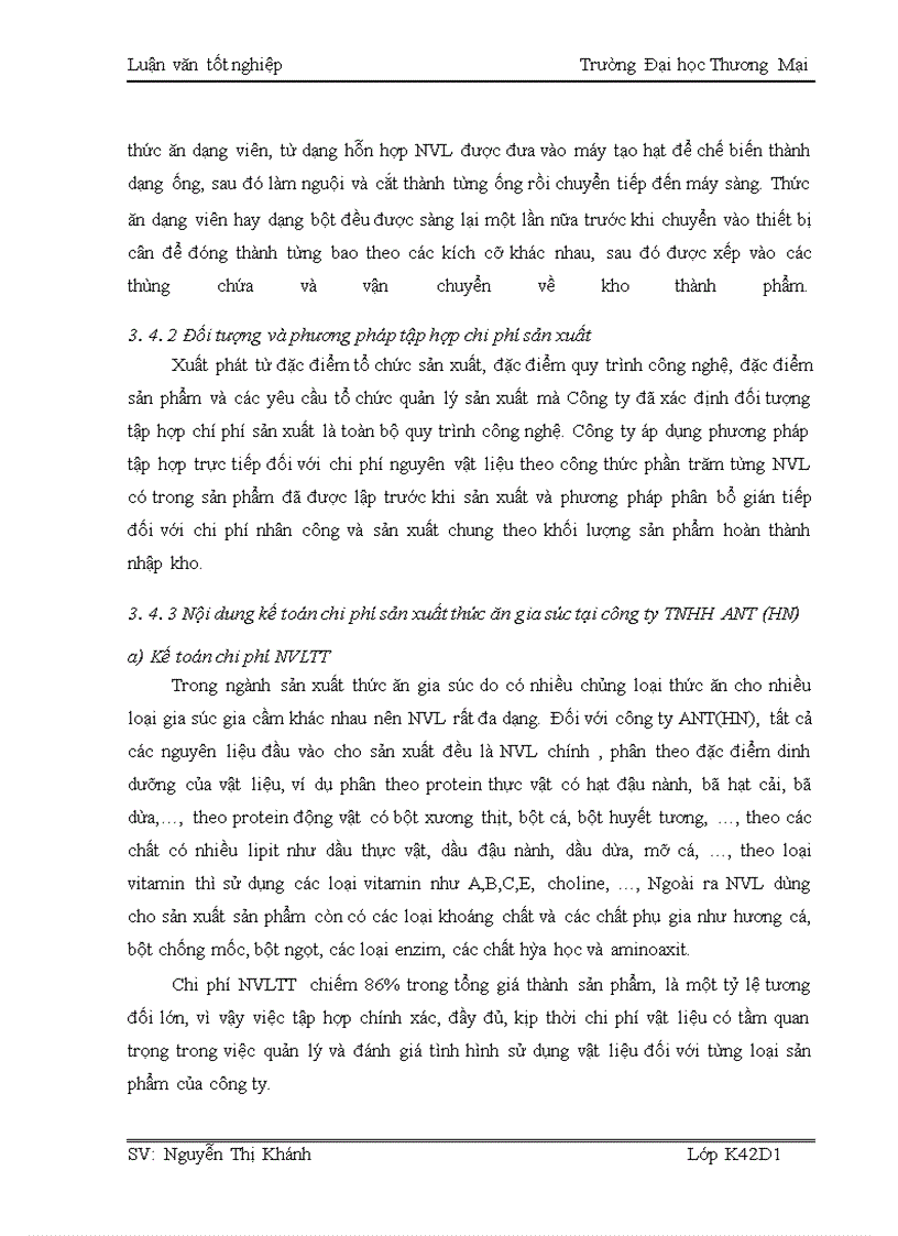 image for page Kế toán chi phí sản xuất sản phẩm thức ăn gia súc tại công ty TNHH ANT (HN)