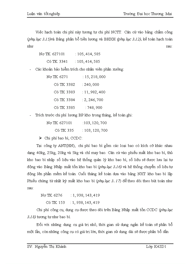 image for page Kế toán chi phí sản xuất sản phẩm thức ăn gia súc tại công ty TNHH ANT (HN)