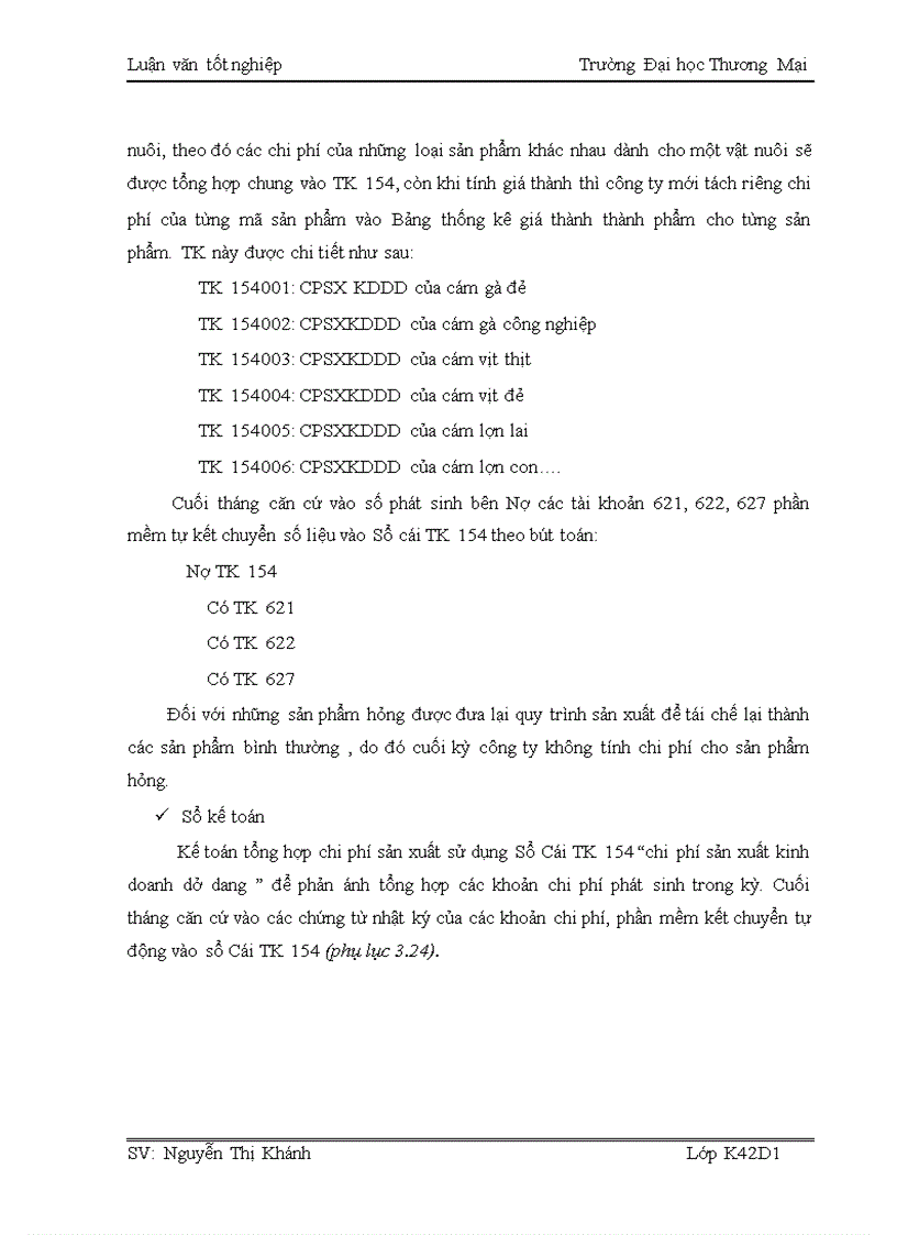 image for page Kế toán chi phí sản xuất sản phẩm thức ăn gia súc tại công ty TNHH ANT (HN)