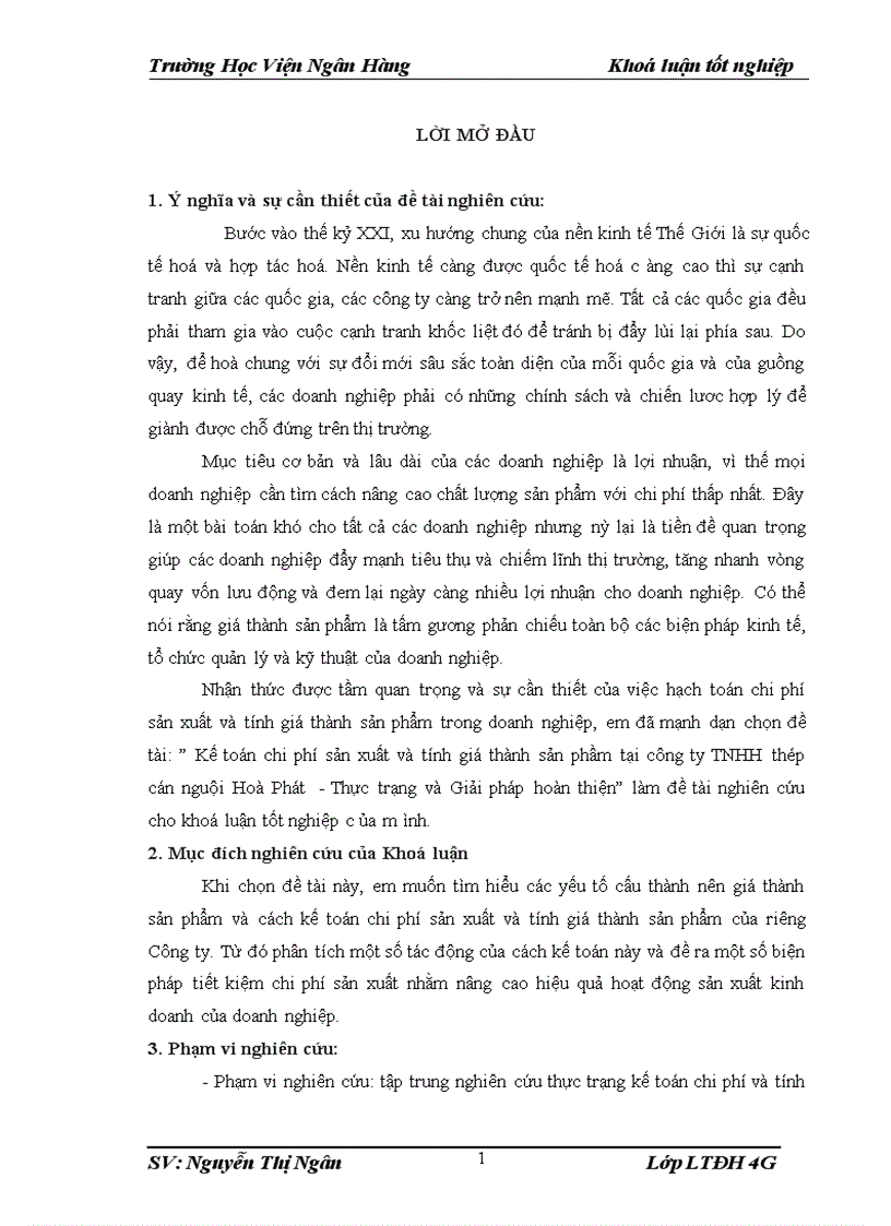 image for page Kế toán chi phí sản xuất và tính giá thành sản phầm tại công ty TNHH thép cán nguội Hoà Phát -Thực trạng và Giải pháp hoàn thiện
