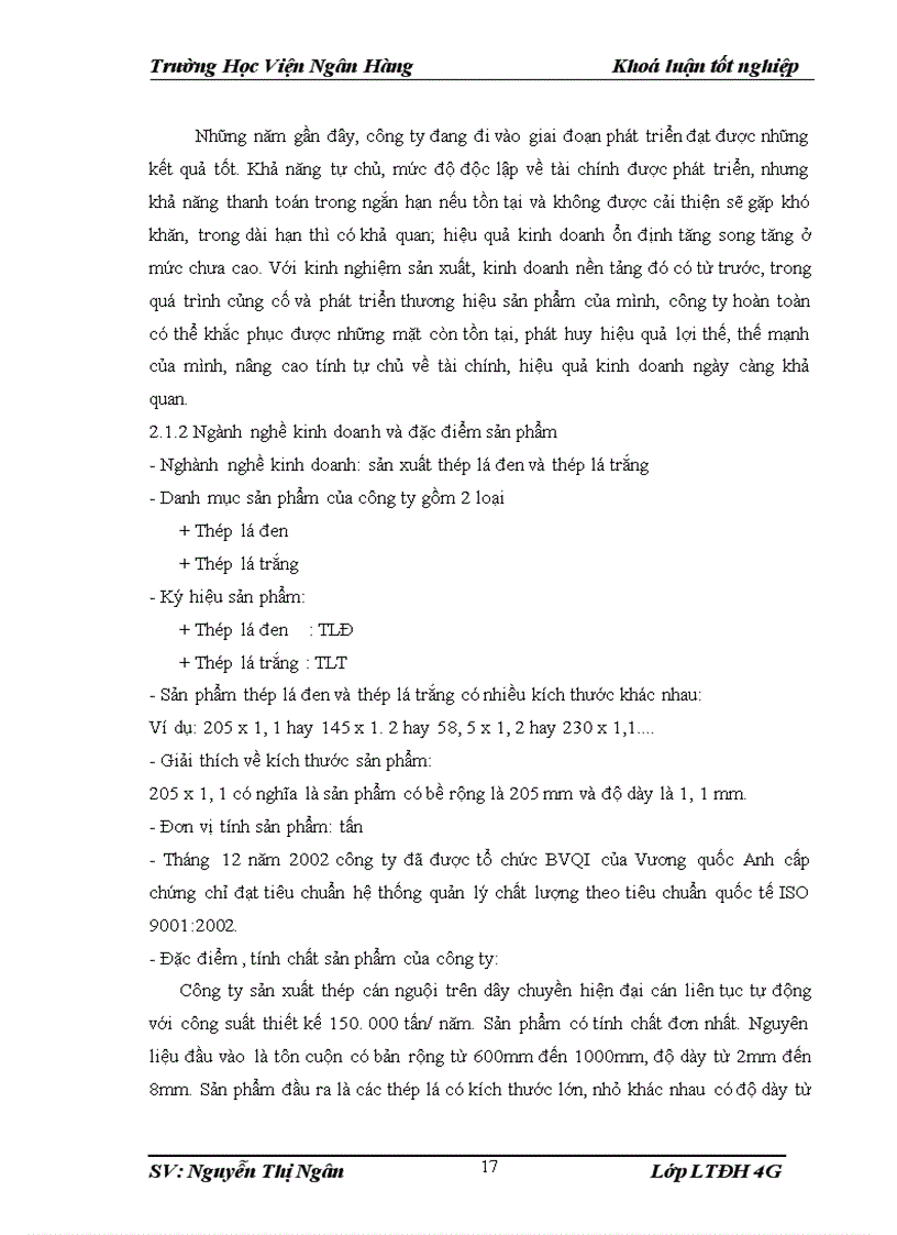 image for page Kế toán chi phí sản xuất và tính giá thành sản phầm tại công ty TNHH thép cán nguội Hoà Phát -Thực trạng và Giải pháp hoàn thiện