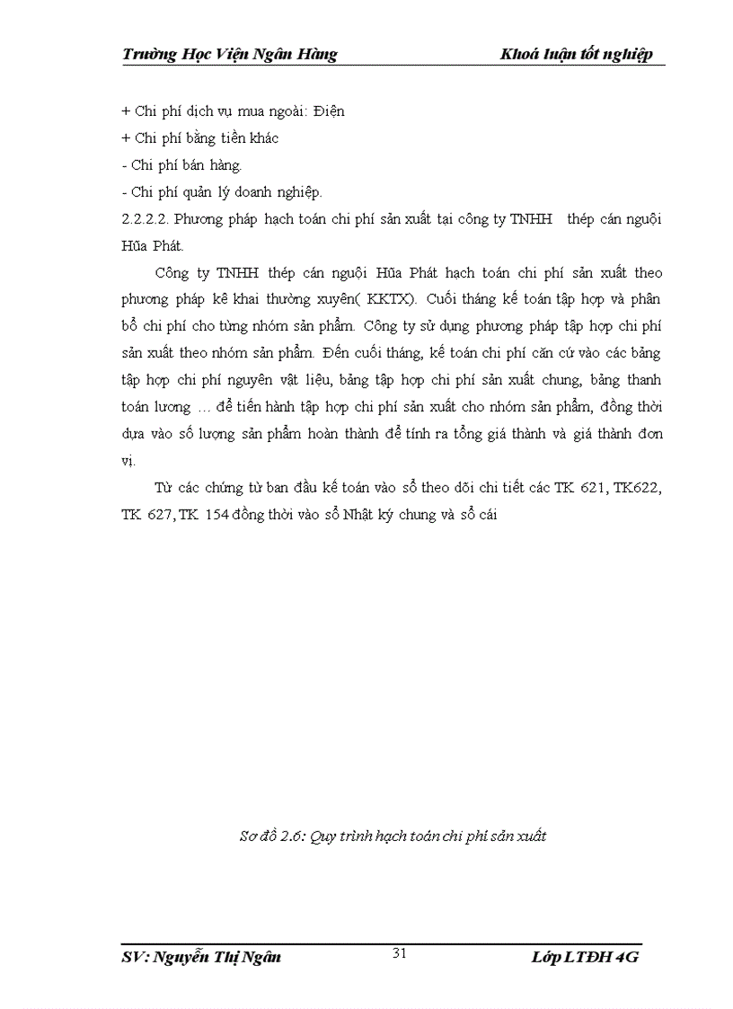 image for page Kế toán chi phí sản xuất và tính giá thành sản phầm tại công ty TNHH thép cán nguội Hoà Phát -Thực trạng và Giải pháp hoàn thiện