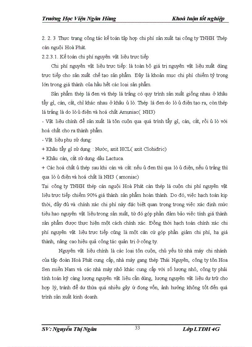 image for page Kế toán chi phí sản xuất và tính giá thành sản phầm tại công ty TNHH thép cán nguội Hoà Phát -Thực trạng và Giải pháp hoàn thiện