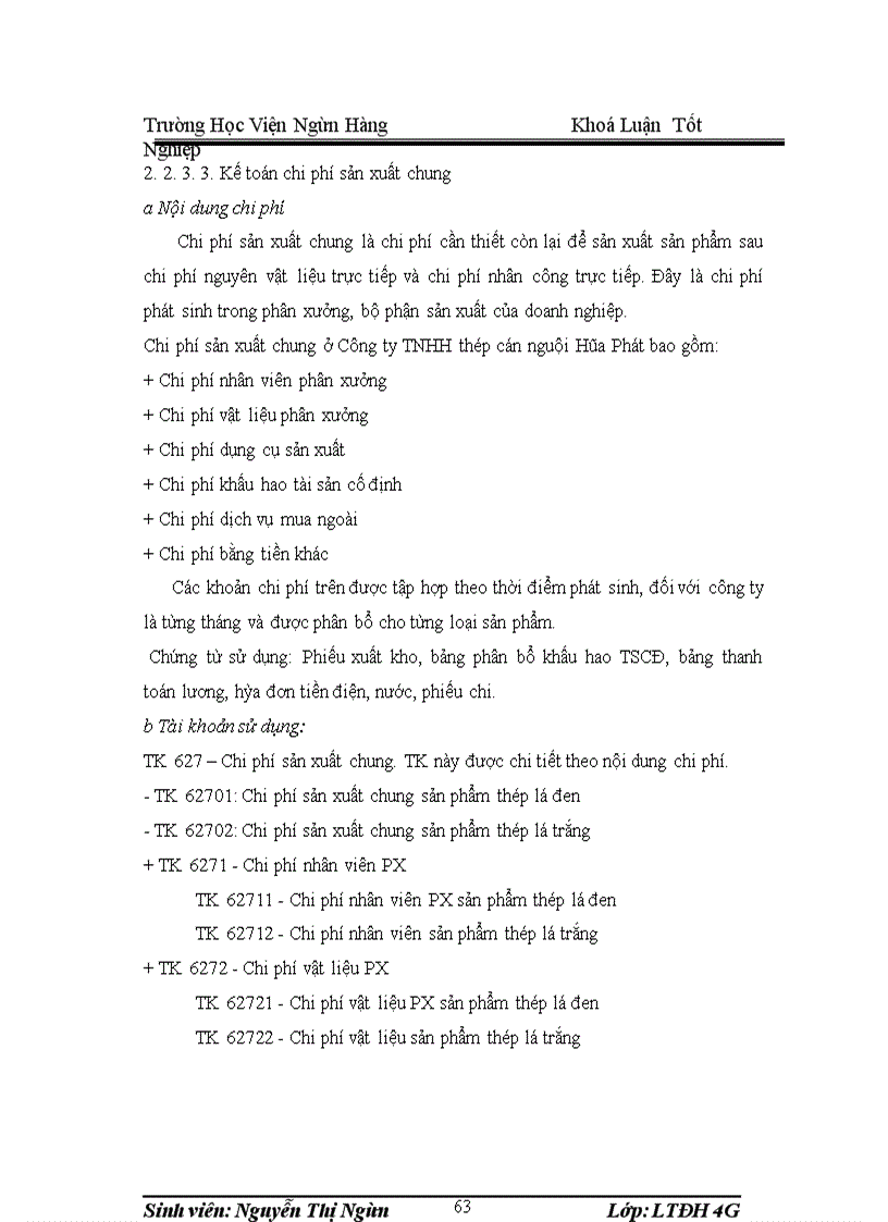 image for page Kế toán chi phí sản xuất và tính giá thành sản phầm tại công ty TNHH thép cán nguội Hoà Phát -Thực trạng và Giải pháp hoàn thiện