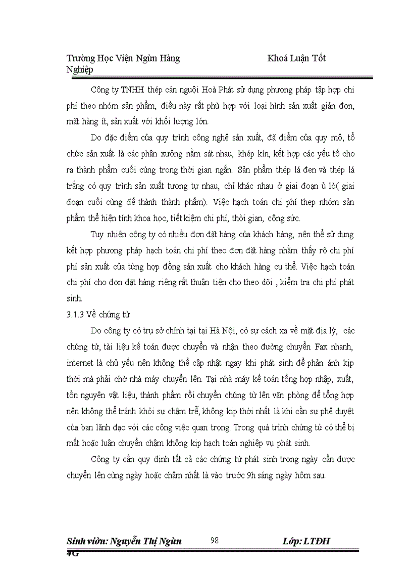 image for page Kế toán chi phí sản xuất và tính giá thành sản phầm tại công ty TNHH thép cán nguội Hoà Phát -Thực trạng và Giải pháp hoàn thiện