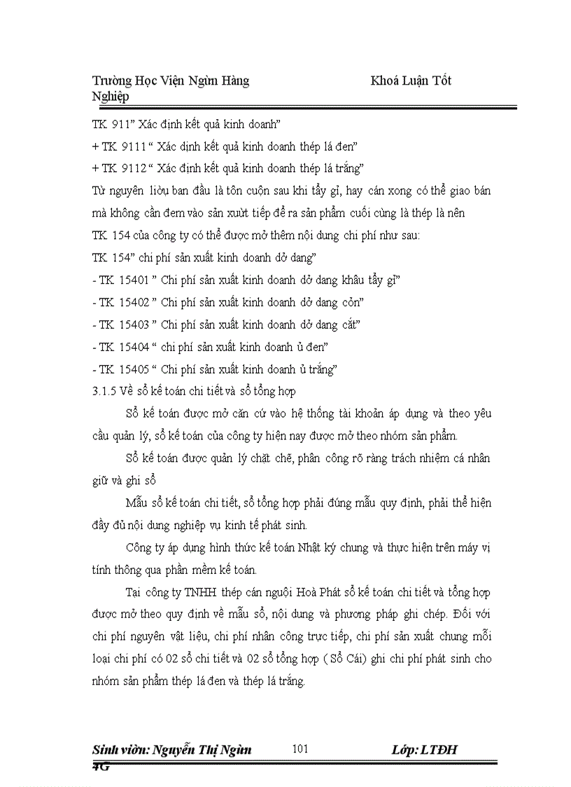 image for page Kế toán chi phí sản xuất và tính giá thành sản phầm tại công ty TNHH thép cán nguội Hoà Phát -Thực trạng và Giải pháp hoàn thiện
