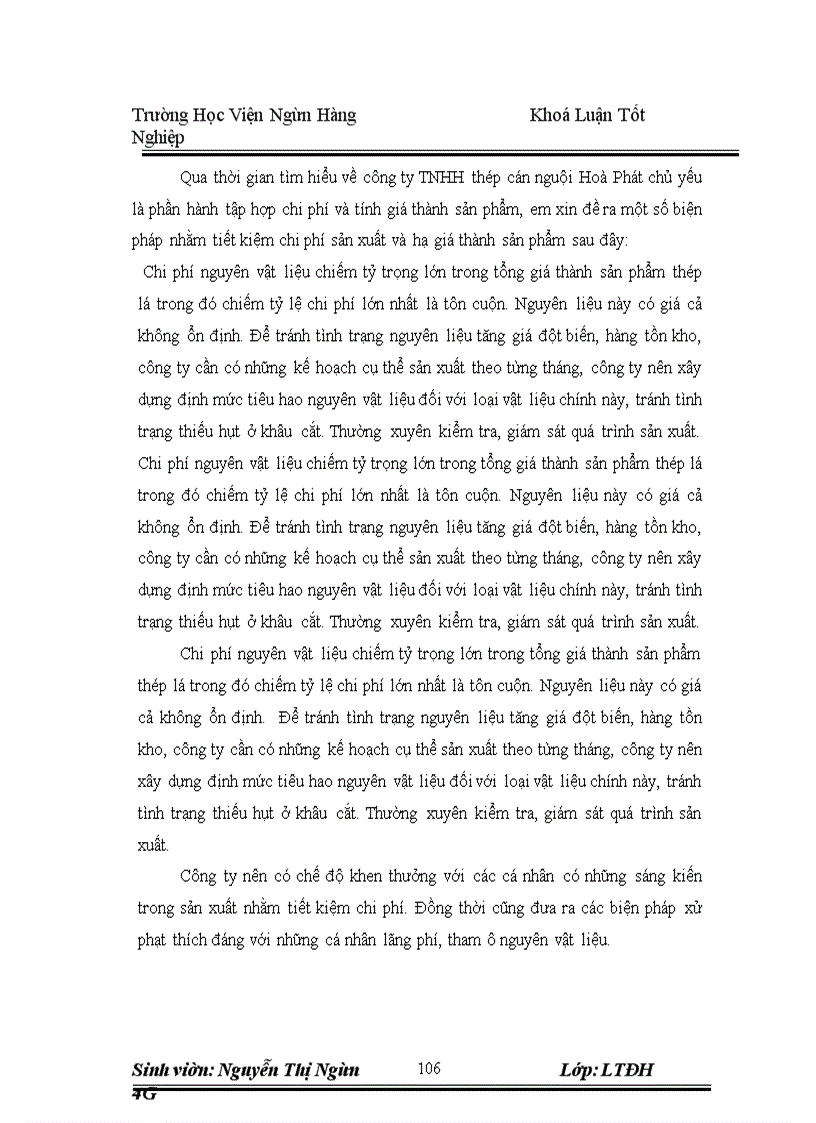 image for page Kế toán chi phí sản xuất và tính giá thành sản phầm tại công ty TNHH thép cán nguội Hoà Phát -Thực trạng và Giải pháp hoàn thiện
