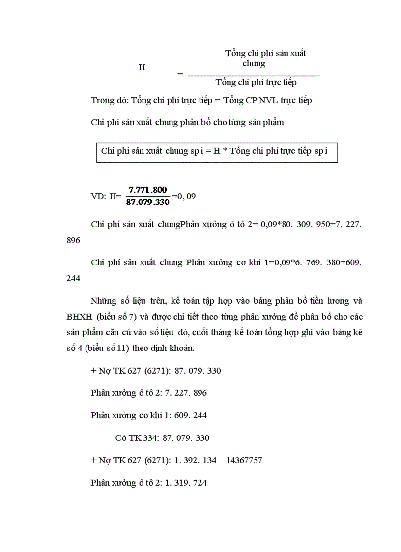 image for page Kế toán chi phí sản xuất xe khách K34 tại Công ty CP Cơ Khí Ô tô 3/2