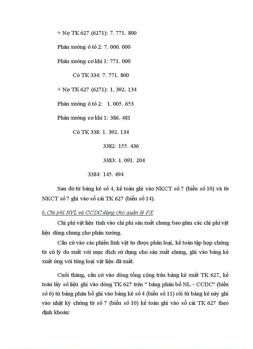 image for page Kế toán chi phí sản xuất xe khách K34 tại Công ty CP Cơ Khí Ô tô 3/2