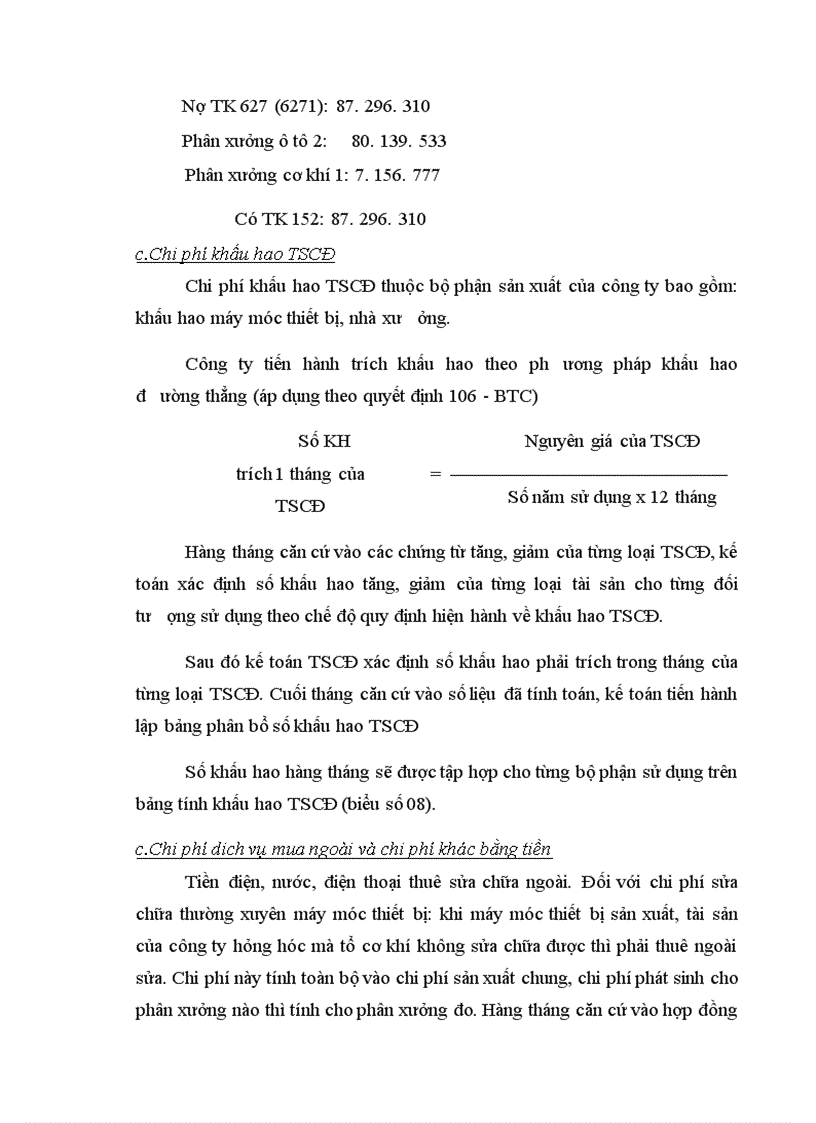 image for page Kế toán chi phí sản xuất xe khách K34 tại Công ty CP Cơ Khí Ô tô 3/2